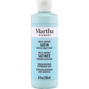 Martha Stewart Satin Acrylic Craft Paint, Scallion, 8 oz(Summer Haze)