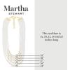 Martha Stewart Five Strand Pearl Necklace In Gold For Women