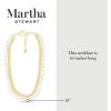 Martha Stewart Pearl and Gold Ball Necklace In Gold For Women