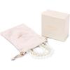 Martha Stewart Three Strand Pearl and Crystal Necklace In Gold, 18 Inches For Women