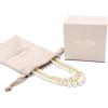 Martha Stewart Traditional Three Strand Pearl and Ball Necklace In Gold For Women