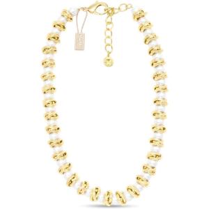 Martha Stewart Elegant Gold and Pearl Necklace, 18 Inches For Women