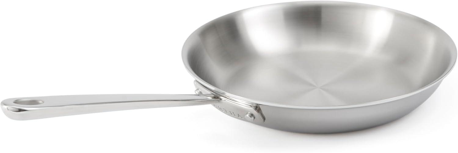 imageMartha Stewart Martha 35Quart Straight Sided Triply Stainless Steel Saute Pan wLidStainless Steel