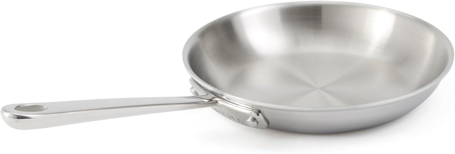 imageMartha Stewart Martha 35Quart Straight Sided Triply Stainless Steel Saute Pan wLidStainless Steel