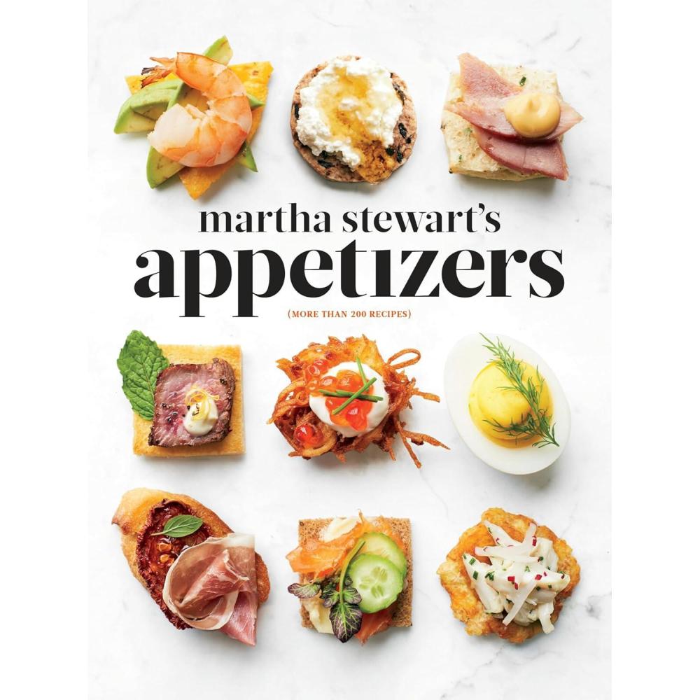 imageMartha Stewarts Appetizers 200 Recipes for Dips Spreads Snacks Small Plates and Other Delicious Hors dOeuvres Plus 30 Cocktails A Cookbook