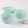 Martha Stewart Broadbrook 3 Piece 4 Qt, 2.8 Qt, 2.1 Qt Stoneware Bowl Set – Martha Blue