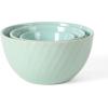 Martha Stewart Eagleson 3 Piece (3”, 4”, & 5”) Round Prep Mixing Bowl Set – Martha Blue(Martha Blue)