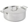 Martha Stewart Martha 3.5-Quart Straight Sided Triply Stainless Steel Saute Pan w/Lid(Stainless Steel)