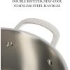 Martha Stewart Castelle 5-Quart 18/8 Stainless Steel Induction Safe Dutch Oven Casserole Pot With lid
