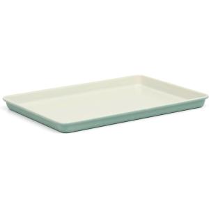 Martha Stewart Gallen 13 x 9 Inch Nonstick Carbon Steel Cookie Sheet – Teal Durable Baking Pan for Cookies, Brownies & Roasting(Teal)