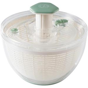 Martha Stewart Gulfwind 6.3 Qt Salad Spinner, Fruit Wahser, Fruit Washing Bowl with Strainer, Vegertable Cleaner, Salad Cleaner, Lettuce Washer