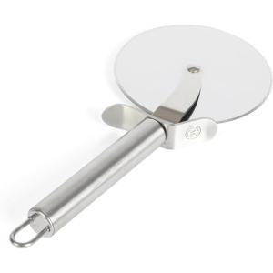 Martha Stewart Richburn 4-Inch Professional Stainless Steel Pizza Cutter – Sharp and Durable Kitchen Tool for Easy Slicing