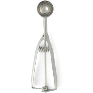 Martha Stewart Sprucedale 1.5-Inch Stainless Steel Ice Cream Scooper – Durable Kitchen Scoop with Comfortable Handle for Perfect Portions