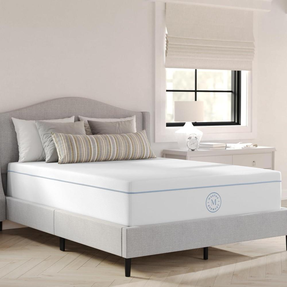 image:imageMartha Stewart SleepComplete Twin Mattress in a Box Firm Pocket Spring and Foam Hybrid Mattress DualAction Cooling 5Way Zoning Coolweave Cover 12 quot WhiteFull