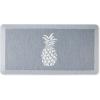 Martha Stewart Aloha Modern Pineapple Anti-Fatigue Air-Infused Kitchen Mat, Spice Red, 19.6″x39″(Blue)