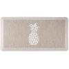 Martha Stewart Aloha Modern Pineapple Anti-Fatigue Air-Infused Kitchen Mat, Spice Red, 19.6″x39″(Coffee Brown)
