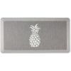 Martha Stewart Aloha Modern Pineapple Anti-Fatigue Air-Infused Kitchen Mat, Spice Red, 19.6″x39″(Grey)