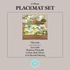 Martha Stewart Lots of Lemons Placemat Set 4-Pack, White/Yellow, 13″x17.5″