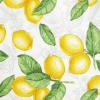 Martha Stewart Lots of Lemons Placemat Set 4-Pack, White/Yellow, 13″x17.5″