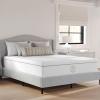 Martha Stewart SleepComplete Twin Mattress in a Box, Firm Pocket Spring and Foam Hybrid Mattress, Dual-Action Cooling, 5-Way Zoning, Coolweave Cover, 12 “, White(Queen)