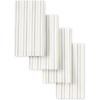 Martha Stewart Daisy Stripe Napkin Set 4-Pack, Green, 19″x19″(Linen)