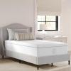 Martha Stewart SleepComplete Twin Mattress in a Box, Firm Pocket Spring and Foam Hybrid Mattress, Dual-Action Cooling, 5-Way Zoning, Coolweave Cover, 12 “, White(Twin)
