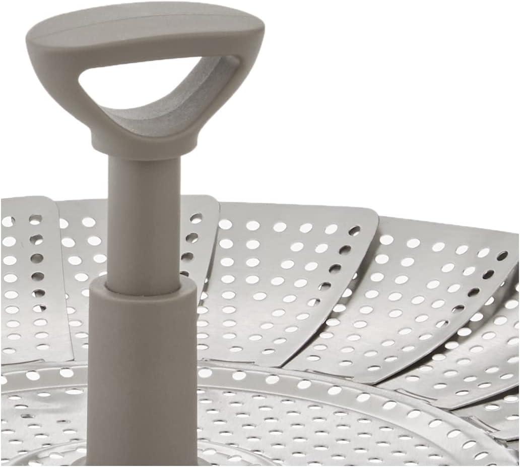 image:imageMartha Stewart Richburn 106Inch Telescopic Folding Steamer Insert with Nylon Handle Mirror Finish Durable Stainless Steel Vegetable and Food SteamerSteamer Insert 106 Pack of 6