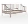 Martha Stewart Neely Platform Daybed with Wood Spindles, Solid Wood Frame, No Box Spring Needed, Twin Size, Black(Grey)