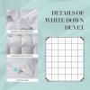 Martha Stewart Tencel™ Lyocell Cotton Blend Hungarian White Goose Down Feather Comforter King Size-750 Fill Power All Seasons Warmth Lightweight Duvet Insert Made in USA, 106″ x 90″(Full/Queen)
