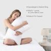 Martha Stewart Tencel Lyocell/Cotton Blend White Feather Down Pillow Medium Firm-2 Pack-King Size Bed Pillow, 2 Count(Jumbo)
