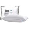 Martha Stewart White Down Pillows 600 Fill Power Luxury Hotel Bed Pillow Cooling Breathable Sleeping Pillows Made in USA(King(Set of 1 Pack))
