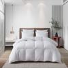 Martha Stewart Tencel™ Lyocell Cotton Blend Hungarian White Goose Down Feather Comforter King Size-750 Fill Power All Seasons Warmth Lightweight Duvet Insert Made in USA, 106″ x 90″(Twin)