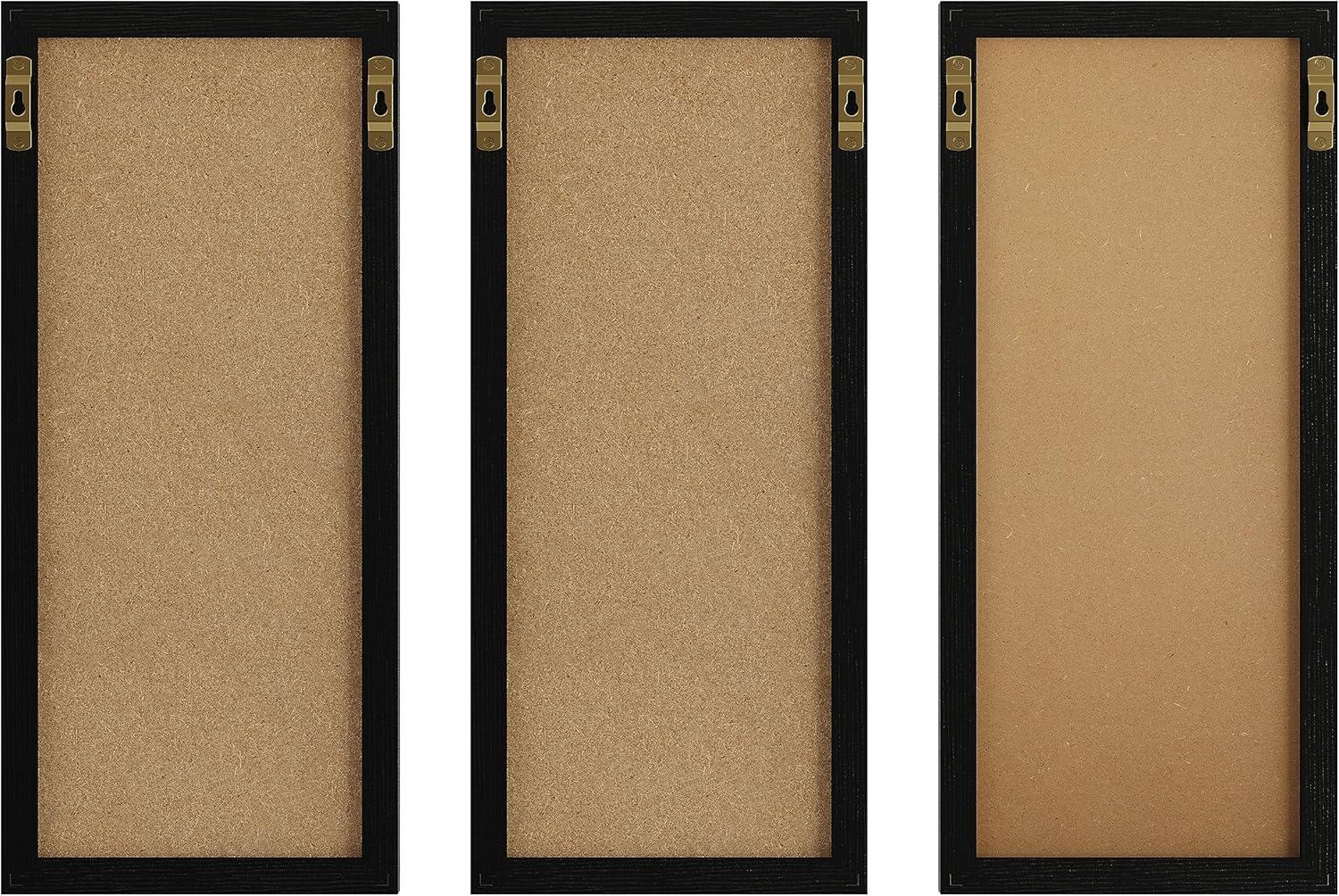 image:imageMartha Stewart Everette Cork Board Chalk Board Letter Board Set with Included Push Pins Magnets Liquid Chalk Letters 18 x 24 Black Woodgrain FrameBlack Woodgrain
