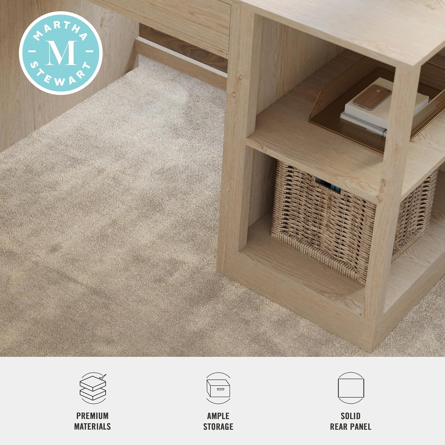 image:imageMartha Stewart Kayden Home Office Modular 2Tier Bookshelf with Open Storage and 2 Shelves in BlackLight Natural