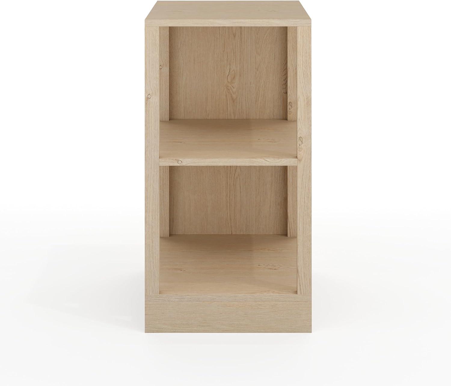 image:imageMartha Stewart Kayden Home Office Modular 2Tier Bookshelf with Open Storage and 2 Shelves in BlackLight Natural