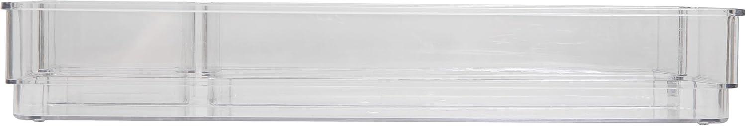 image:imageMartha Stewart Miles Plastic Stackable Office Desk Drawer Organizers Set of 6 ClearClear