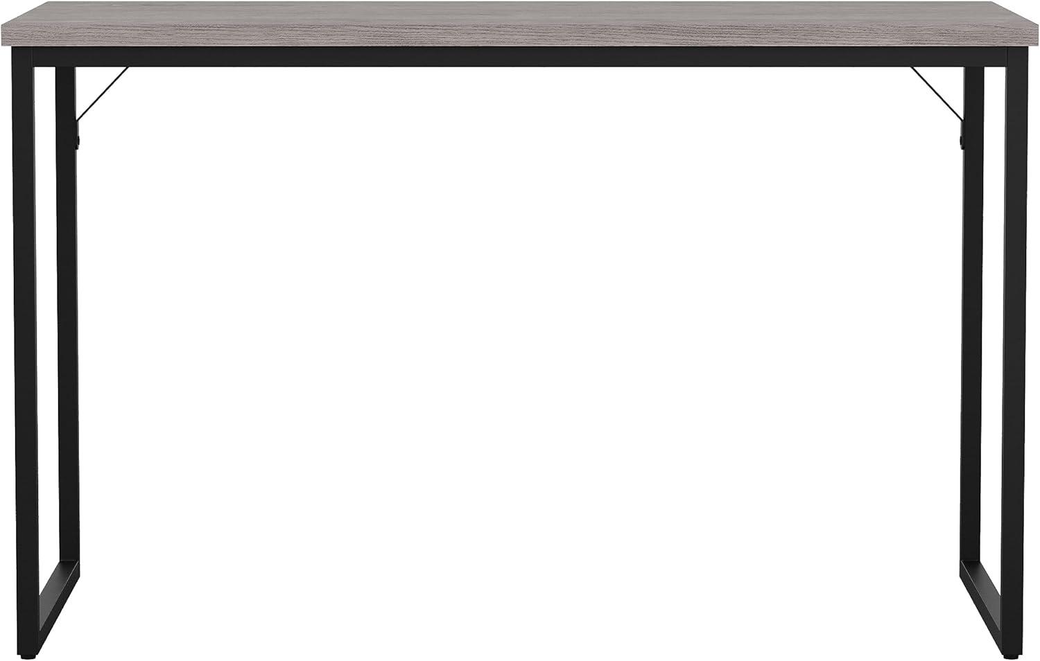image:imageMartha Stewart Noah Home Office Parsons Desk in Gray Wood Grain with Oil Rubbed Bronze Metal FrameGray TopOil Rubbed Bronze Frame