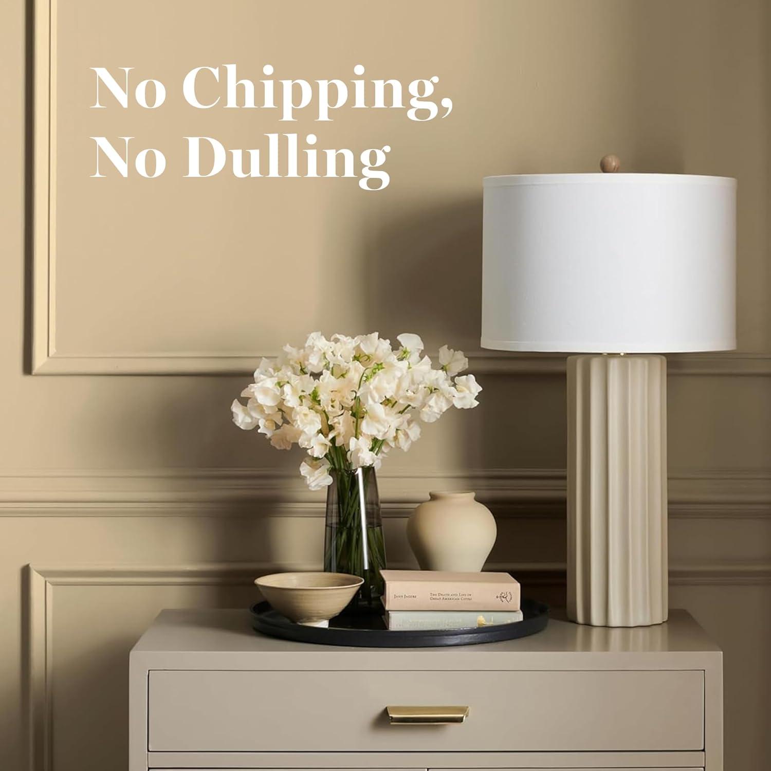 image:imageMartha by Martha Stewart Interior Paint ECO Satin Enamel 10L Bedford GrayChopstick Yellow