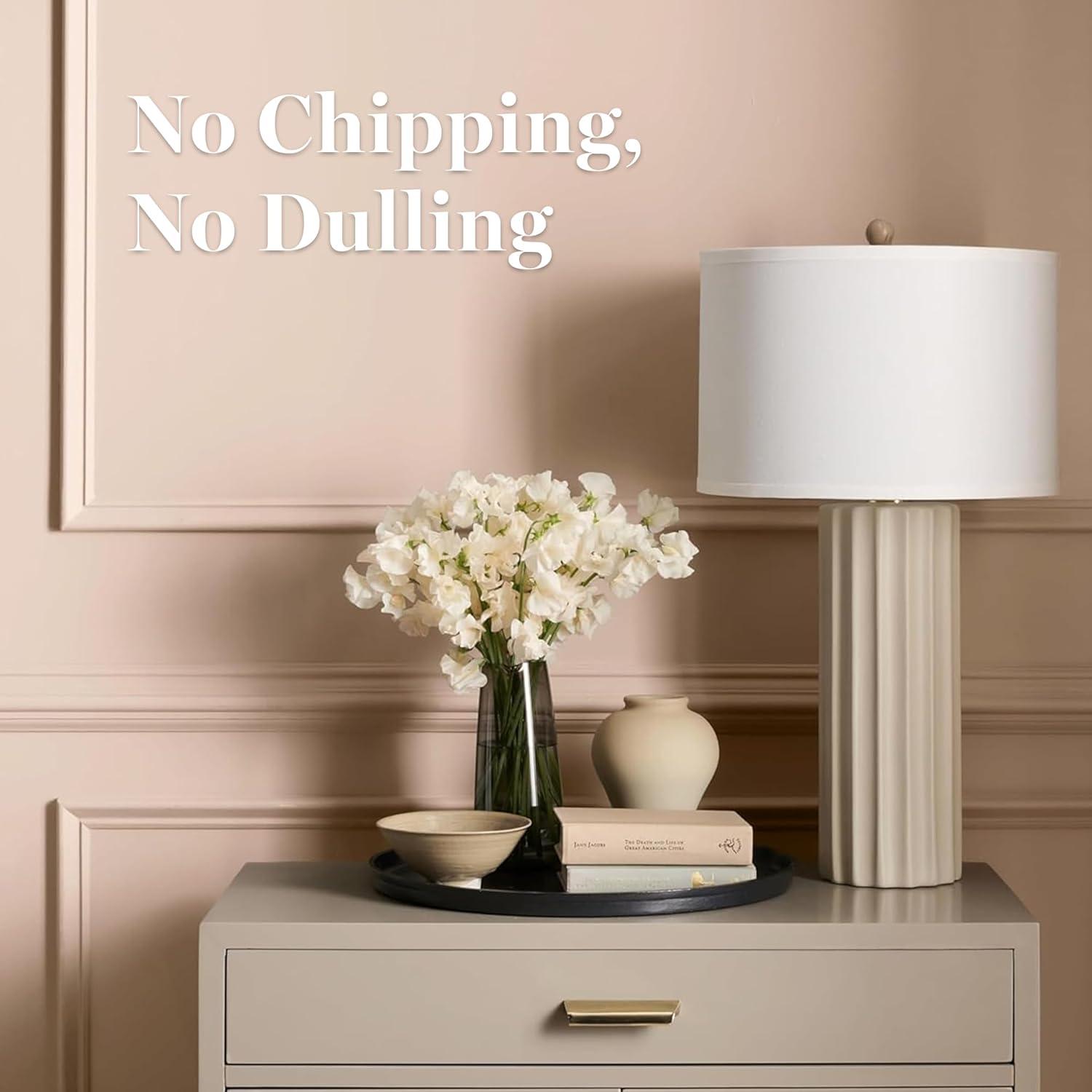 image:imageMartha by Martha Stewart Interior Paint ECO Satin Enamel 10L Bedford GrayGypsy Moth Pink