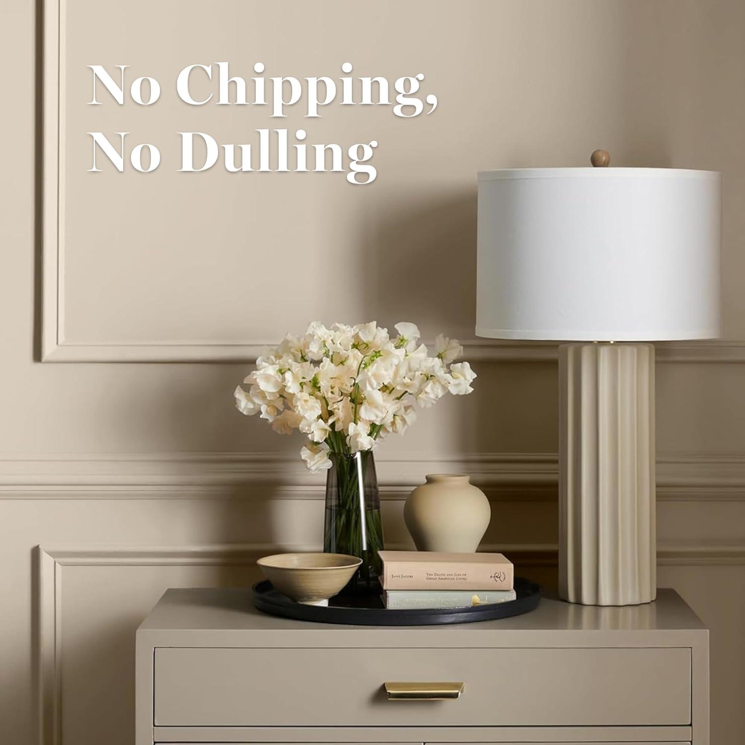 image:imageMartha by Martha Stewart Interior Paint ECO Satin Enamel 10L Bedford GrayHeavy Cream White