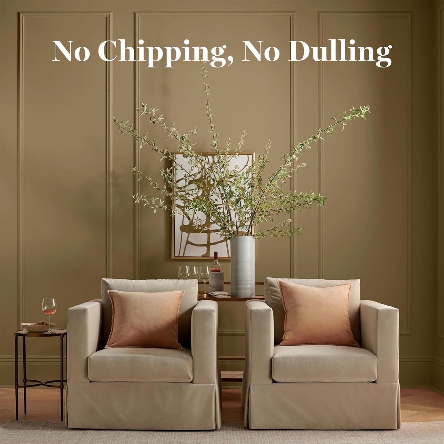 image:imageMartha by Martha Stewart Interior Paint ECO Satin Enamel 10L Bedford GrayMalted Gold