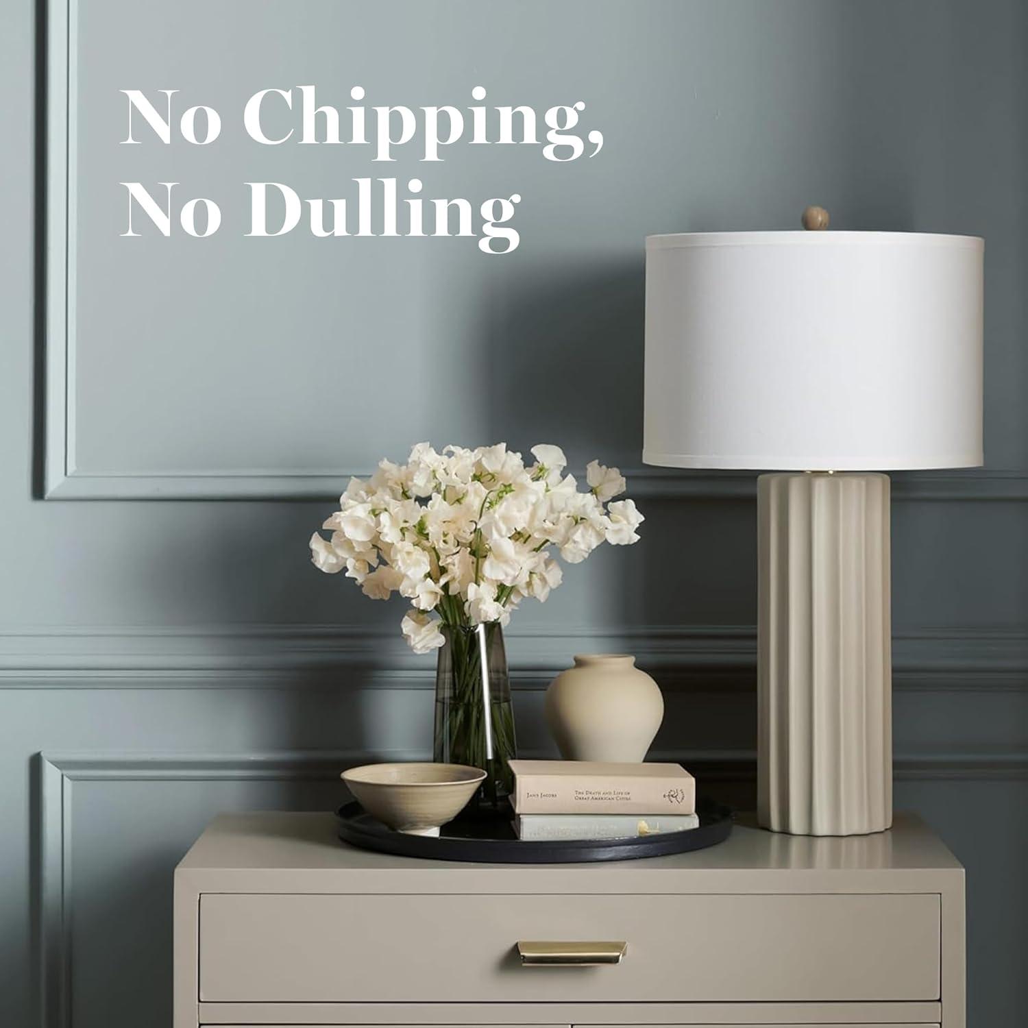 image:imageMartha by Martha Stewart Interior Paint ECO Satin Enamel 10L Bedford GrayPorch Ceiling Blue