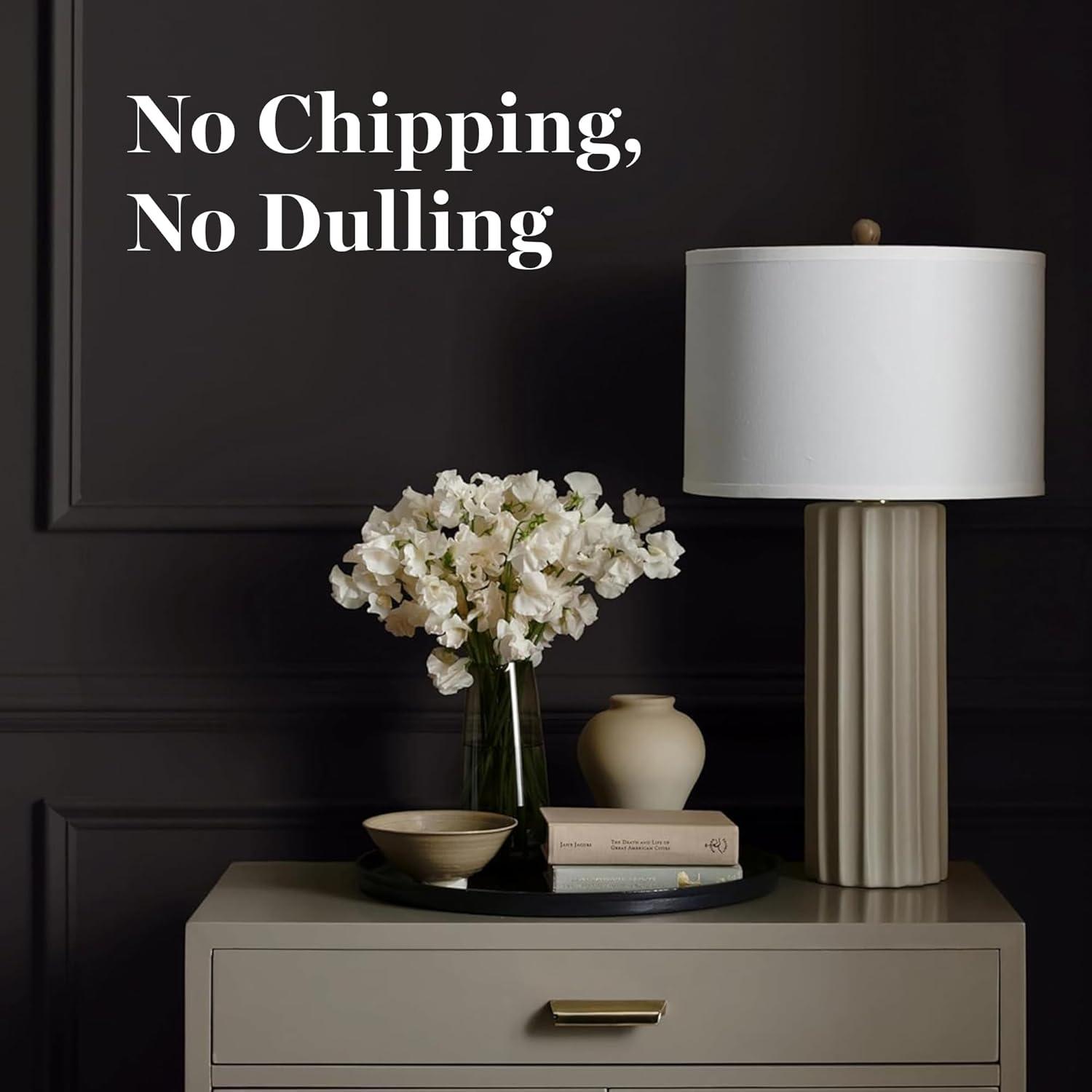 image:imageMartha by Martha Stewart Interior Paint ECO Satin Enamel 10L Bedford GraySilhouette Black