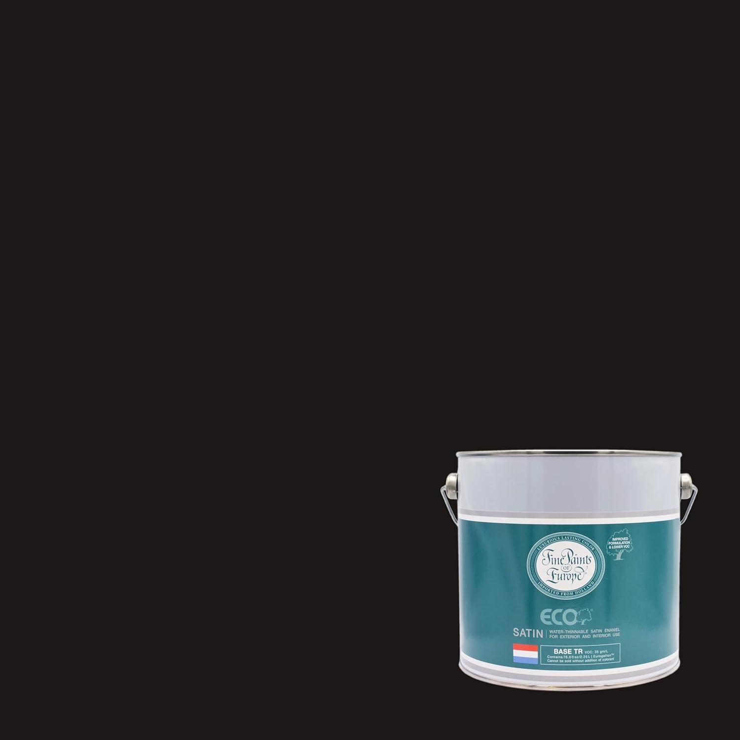 image:imageMartha by Martha Stewart Interior Paint ECO Satin Enamel 10L Bedford GraySilhouette Black