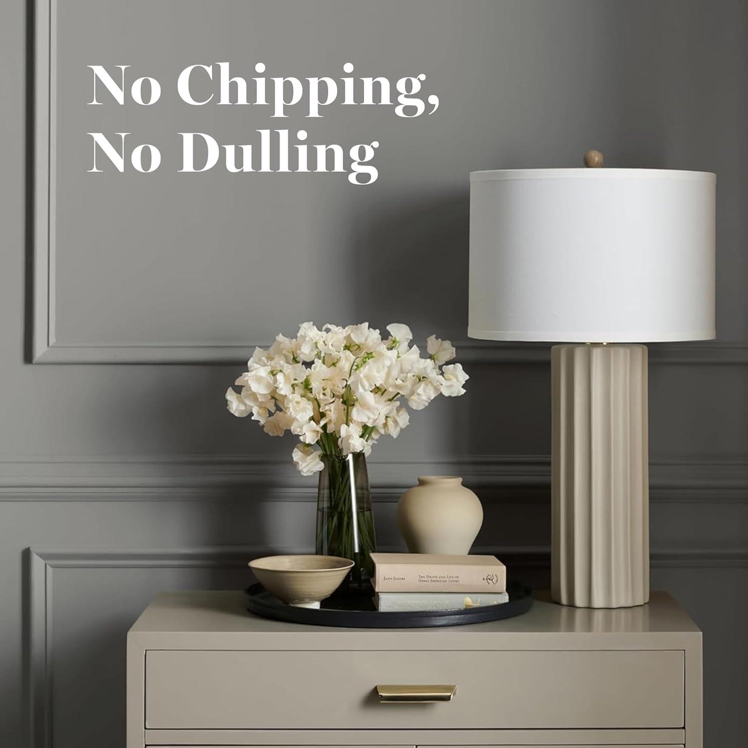 image:imageMartha by Martha Stewart Interior Paint ECO Satin Enamel 10L Bedford GraySlip Stream Gray