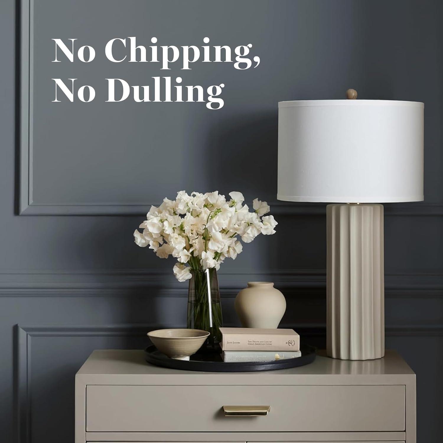 image:imageMartha by Martha Stewart Interior Paint ECO Satin Enamel 10L Bedford GrayTarn Blue