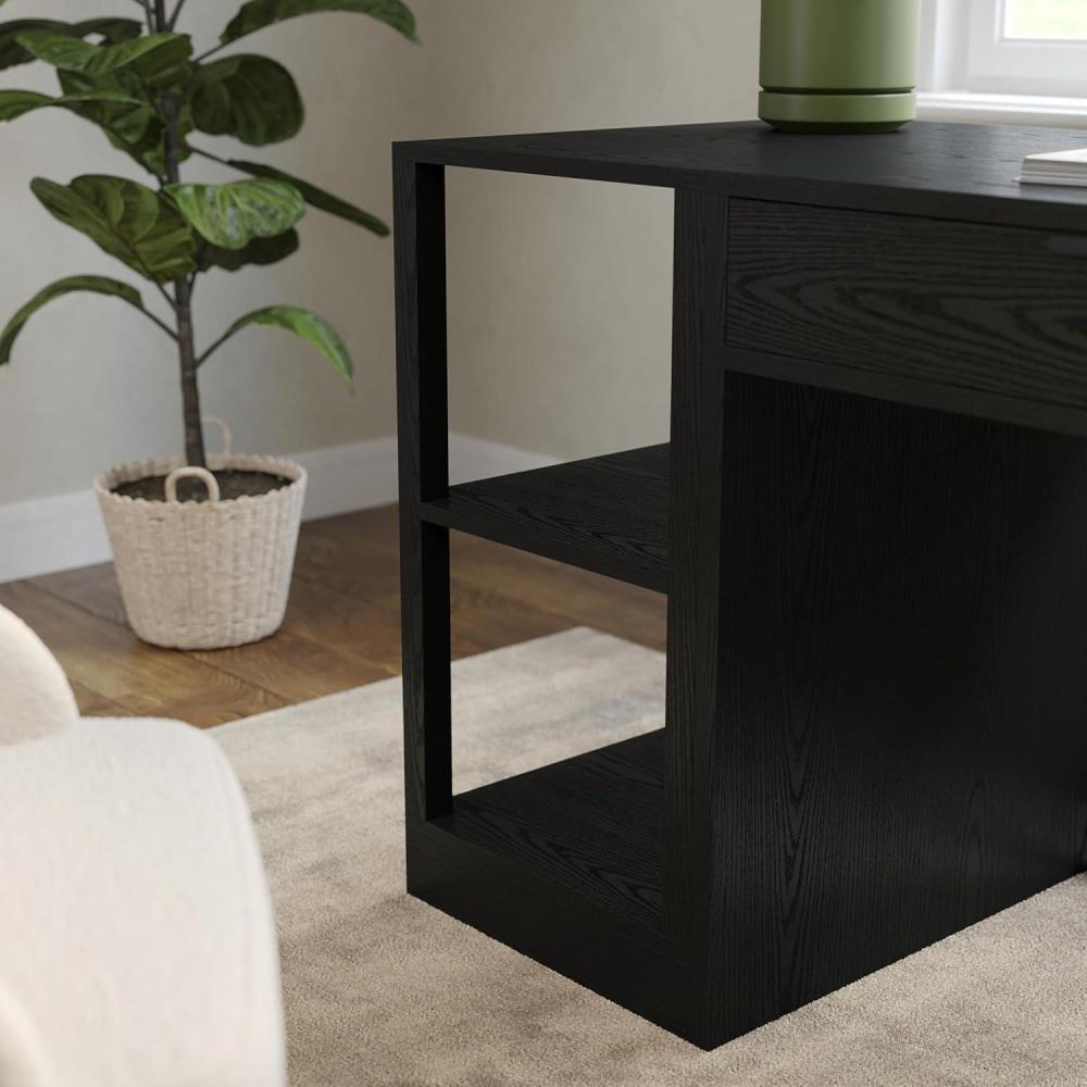 image:imageMartha Stewart Kayden Home Office Modular 2Tier Bookshelf with Open Storage and 2 Shelves in BlackBlack