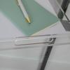 Martha Stewart Brody Acrylic Letter Tray, Letter Organizer Desk Tray, File Organizer Tray for Magazines, Folders, Notebooks, Desk Accessories, 12.75″ x 8.75″, Clear