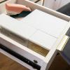 Martha Stewart Brody Plastic Storage Organizer Bins with Paulownia Wood Lid for Home Office, Kitchen, or Bathroom, 3 Pack Medium, 7.5″ x 3″, Clear/Light Natural(Clear/White)