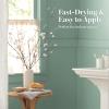 Martha by Martha Stewart Interior Paint, ECO Satin Enamel 1.0L Bedford Gray(Basketweave Green)